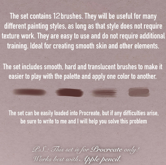 Smooth Brushes for PROCREATE